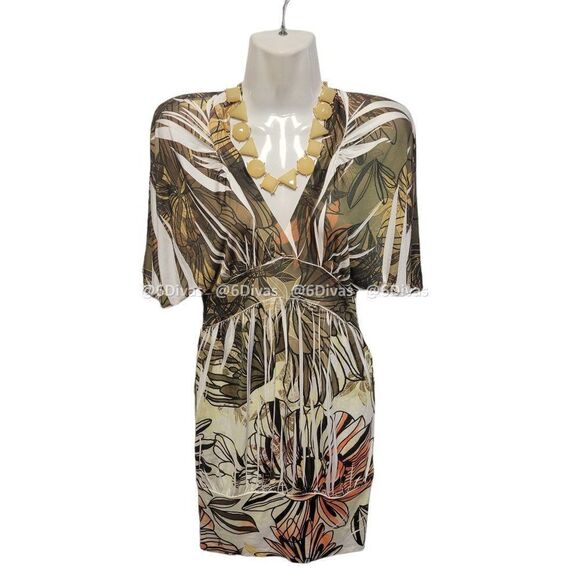 Sexy Slinky Floral Print Dress Size S -  NWOT - Picture 1 of 14